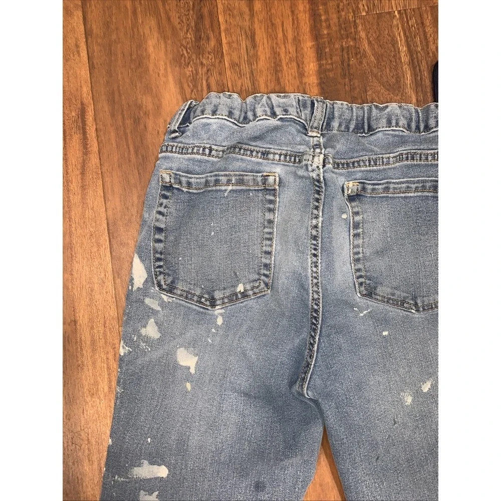 Y2k Distressed Festival summer wear Old Navy Girls Straight DroIT JEANS Size 18
